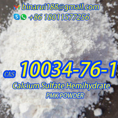 CAS 10034-76-1 Kalziumsulfat Hemihydrat Chemische Lebensmittelzusatzstoffe H2CaO5S Getrockneter Gips